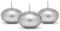Schwimmkerzen 50 Stk Ø 40 mm Schwimmkerze Kerzen (Silber)
