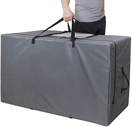 Cuddly Nest Faltbare Matratzen-Aufbewahrungstasche – robuste Tragetasche für dreifach gefaltete Gästebett-Matratzen (passend für 15,2 cm große Queen-Matratzen)