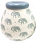 Pot of Dreams Blue Elephant Save And Smash Handcrafted White Color Ceramic Money Box Piggy Bank | Perfect Decorative Gift and Saving for Centrepiece living room & Bedroom