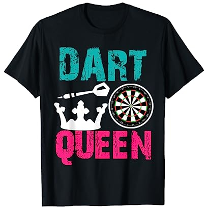 Queen Dart Shirt Geschenkidee für Darts T-Shirt