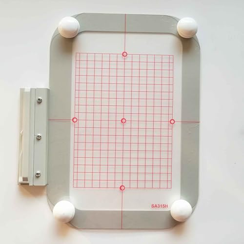 HONEYSEW SA439 Magnetreifen, Metall, 12.7x17.8 cm, für Brother/Babylock-Stickmaschine INNOV-ist: 1500D, 2200D, 2800D, 4000D 5000D Dreammaker VE2200 VM620 0D DUETTA 4500D 4700D Quattro 6000D 6700D