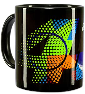 Valentino Rossi Tazza 46,Unisex,One Size,Nero