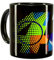 VR46 Soleil et Lune Tasse Mixte, Noir, Taille Unique
