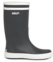 Aigle Lolly Pop 2 Botte de Pluie, Marine/Blanc, 33 EU