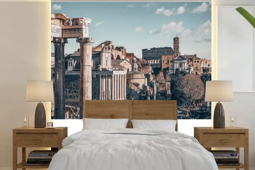 MuchoWow Papier peint Rome - Italie - Architecture Papier peint photo 300x300 cm Papier peint imprimé