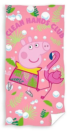 Carbotex Peppa Pig Strandtuch Duschtuch PP212102
