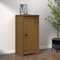 WIFESE Sideboard Honigbraun 40x35x80 cm Massivholz Kiefer Komodenschrank KüChenschrank Schlafzimmer Schrank Klein Badezimmerschrank Flur MöBel Allzweckschrank Kommode Flur Fernsehschrank