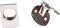 Krawattenklammern, magnetische, unsichtbare Krawattenklammer, Edelstahl, Metall, schwebende und schwingende Krawattenhalter-Clips für Herren (weiß), Aus Edelstahl, Andere Edelsteine
