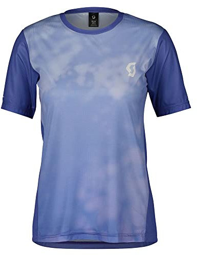 Scott Trail Flow Damen Fahrrad Trikot kurz moon blau 2023: Größe: XS (34/36)