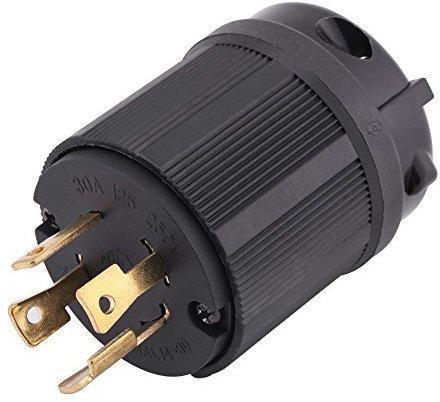 Tyenaza Twist-Lock-Stecker, NEMa L14-30P 30a 125 V-250 V 4-adriger US-Twist-Lock-Elektrostecker, Ideal Für Den Anschluss an Einen Generator Mit Einer 125-250-V-Volt-Steckdose