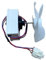 Fridge Freezer Fan Motor + Seals For Kenwood Fits KSBSW17 KSBSB15 KFF2DW14 KFF2DS14