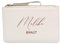 Braut Clutch mit Wunschnamen mit hochwertiger Gravur - Personalisierte Tasche - langlebig - Brauttasche - Standesamt - Braut Handtasche
