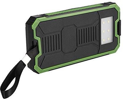 Charger Power Bank, 20000mAh Dual USB Mobile Power Bank for Outdoor Activities (Green)