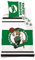 NBA - Housse De Couette NBA Boston Celtics 140x200 cm + 1 Taie d'oreiller 63x63 cm - 100% Coton - Vert