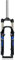 ZCXBHD 26 Pollici MTB Forcella Ammortizzata Aerea Viaggia 100mm Controllo delle Spalle 1-1/8 QR 9mm Forchette Anteriori di Bike Freno A Disco/V (Color : Black Blue, Size : 26in)