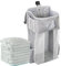 JINGAN Organizer per Pannolini per Culla e Fasciatoio - Portapannolini da Appendere, Grigio