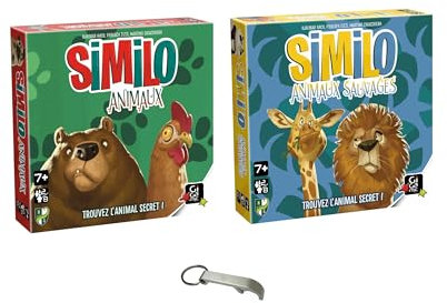Set Similo Tiere + Wildtiere Französische Version + 1 Blumie Deaps (Tiere + Wilde)