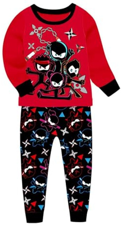 shumintaojin Kids Boys' Pyjama Sets Girls' Sleepsuits fashion Nightwear Sets Game cartoon costumes clothes T-shirt 5-12Years
