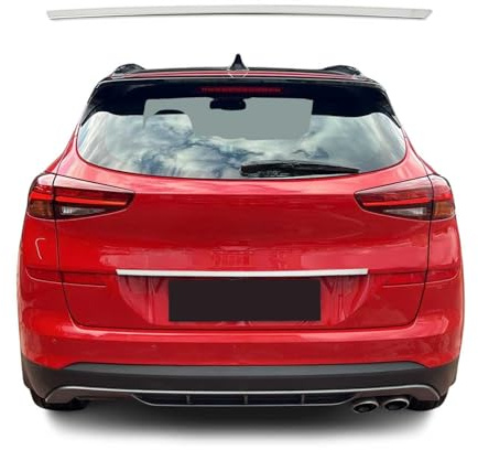 OMAC Kofferraumleiste Heckleisten kompatibel mit Peugeot 3008 2008-2016 Edelstahl Chrom