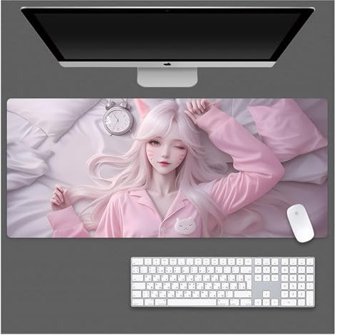 Tapis De Souris Gamer Tapis De Souris De Jeu Tapis De Souris For Ordinateur Portable De Jeu-Tapis De Bureau Anime-Tapis De Souris Anime-Tapis De Souris De Jeu Clavier PC Étendu Anime Étanche Et Antidé