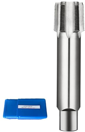Tarauds filetés de tuyau allongé NPT1-1/2-11-1/2 × 8, acier rapide (HSS) 3,8 cm allongé de 20,3 cm, tarauds filetés de tuyau conique DRINYOUNG