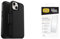 OtterBox Strada Apple iPhone 14 Shadow - Black with Premium Tempered Glass Protector