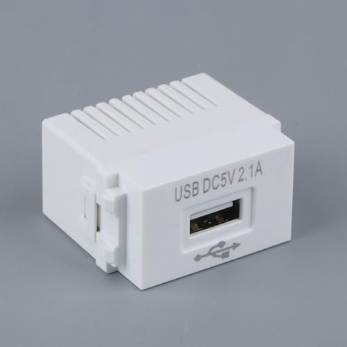 USB-Strommodul, USB-Schnittstellen-Adapter-Schaltermodul, Handy-Ladepanel, USB-Strommodul, 220 V Buchse, 5 V Transformator, 2,1 A (1 Stück)
