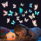 Wandtattoo Schmetterlinge Leuchtend, 3D Schmetterlinge Stitch Wandtattoo Schmetterling Wandsticker Wandtattoo Leuchtend Schmetterling Leuchtsticker Wall Stickers Leuchtsticker Kinderzimmer