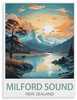 Neuseeland Milford Sound，1000 Teile Puzzle Erwachsene Dekompressionsspielzeug Erwachsene Ideales Pädagogisches Puzzle Erwachsene Spiele Geschenk（75x50cm）-P34