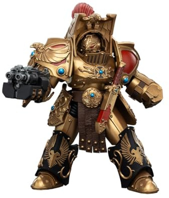 Warhammer The Horus Heresy Action Figure 1/18 Legio Custodes Aquilon Terminator Squad Aquilon with Lastrum Storm Bolter 14 cm