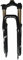 TAXXII Forcella Ammortizzata per Bici, Forcella Anteriore per Bicicletta da 26 Pollici MTB Freno a Disco ad Aria Controllo Spalla Escursione 1-1/8 120 mm, Lega superleggera Rigida
