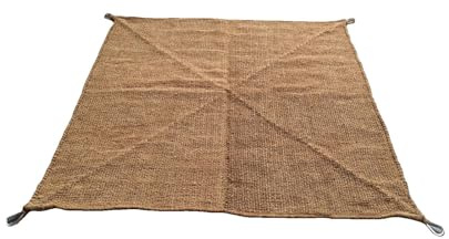CocoWeave schattentuch quadratisch – 2x2 Meter – Langlebige und stilvolles Sonnensegel aus Kokosfaser – Effektiver Sonnenschutz und wasserdurchlässig – Für Terrasse oder Garten – 5 Kilo