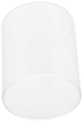 Sewroro Glaszylinder Windlicht 18x12cm für Wohnzimmer und Hochzeit Teelichtglas Ersatz für Drinnen und Draußen Transparente Tischdeko