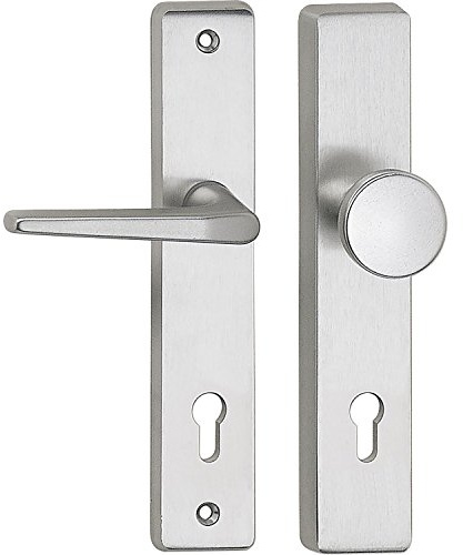 SH-Wechselgarnitur RIVA Knopf rund, TS 37 - 49/64 - 73, ohne Kzs., silber