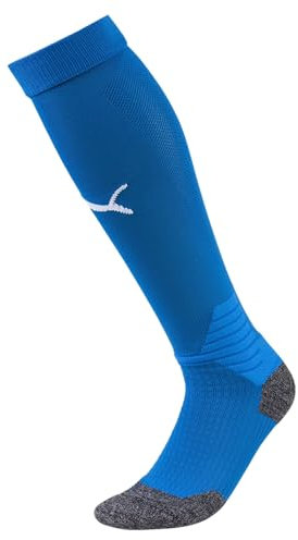 PUMA Liga Socks, Calzettoni Calcio Unisex, Blu (Electric Blue Lemonade/Puma White), 2