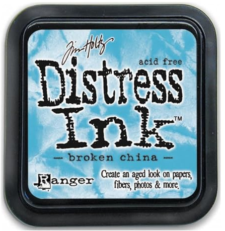 Tim Holtz Distress Rubber Stamp Ink Pad Broken China