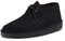 Clarks Desert Trek - Stivali da Uomo in Pelle Scamosciata, Colore: Nero, Nero Sde, 39.5 EU