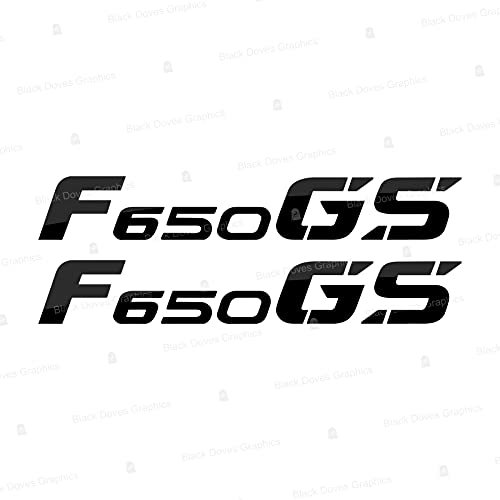 2pz ADESIVI MOTO F650GS F650 GS F 650 Motorrad PEGATINA STICKERS 2008 2009 2010 2011 2012 2013 2014 2015 2016 2017 2018 (nero)