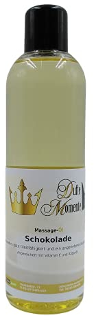 Dufte Momente Massage Öl 250ml / ohne Paraffin und künstliche Zusätze/auch für den professionellen Anwender geeignet (Schokolade)