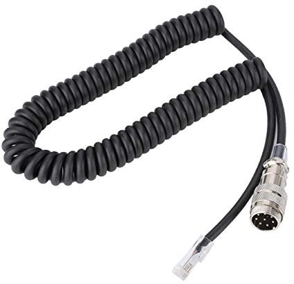 Cavo per microfono, cavo per microfono, cavo adattatore per microfono, convertitore per microfono, adattatore per microfono modulare da 8 pin a RJ-45 adatto per Yaesu FT-450D FT-897D FT-991 FT-891