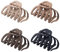 Lot de 4 grandes pinces à cheveux en forme de pieuvre de 8,9 cm pour cheveux épais et longs, grandes pinces à cheveux pour femme, pinces à cheveux à forte tenue, pinces à cheveux mates antidérapantes