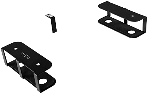 VIVO Universal Under Desk Laptop Storage, Tablet Mounting Brackets, Under Table Hidden Docking Station Holder, Multimedia Device Mount, 3 Parts