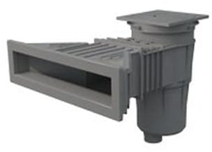 Fluidra Skimmers pour piscines de la Marque modèle Skimmer Norm pour piscines préfabriquées sans Inserts Colo Gris Clair
