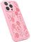 iPhone 14 Pro Max Case, Cute Cartoon Mickey Mouse Solid Color PU Leather Skin Soft TPU Case for iPhone 14 Pro Max 6.7 inch 2022 (Pink)