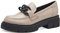 MARCO TOZZI Damen Loafer mit Plateau aus Kunstleder mit Kette, Braun (Taupe Comb), 40