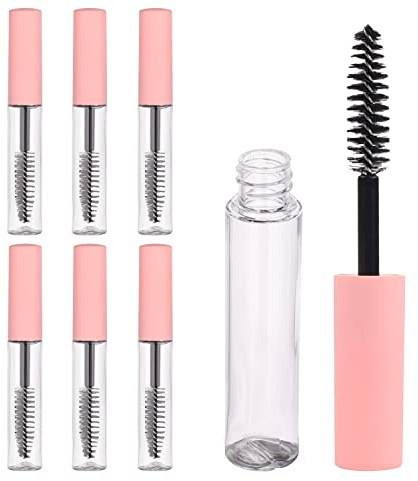 AOVNA Leere Mascara-Tube, tragbare Mascara-Behälter, Flasche, leere Mascara-Tube mit Wimpernstab, für DIY-Reisen, Geschäftsreise (6)