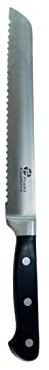 Pradel Excellence - Couteau à Pain Maitre Chef - Lame 20 cm - Acier Inoxydable 3Cr14 - Manche Ergonomique POM - Précision et Confort - 33 cm au Total - Argent