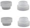 NentMent 4 Pack Spring Water Bottle Thread Changer to Soda Bottle Caps Adapter Converter for Bottle Cap Sprinkler Pet Shower Attachment Sprayer Head Dog Water Dispenser
