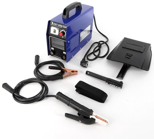 Wechselrichter, Schweißgerät Elektro Wechselrichter Schweißapparät Elektroden 20-120A, Schweißmaschine-2.5mm, 37.00×18.00×32.00 cm, Blau