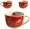 Grande Tazza Natalizia in ceramica, Tazza mug grande Natalizia, Tazzone natalizio, Ottima qualità, Regalo di Natale. (Babbo/slitta)